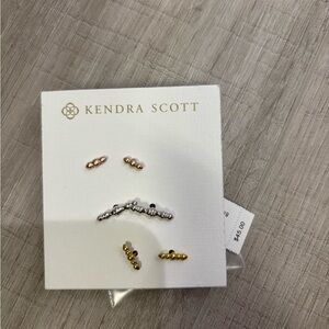 Kendra Scott Mixed Metal Ear Jackets - Gold, Rose Gold, Silver